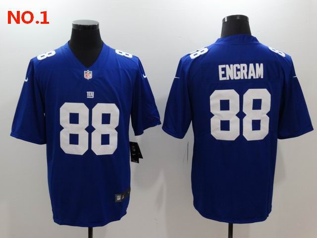  Men's New York Giants #88 Evan Engram Jersey NO.1;